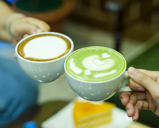 Matcha Tea vs Coffee